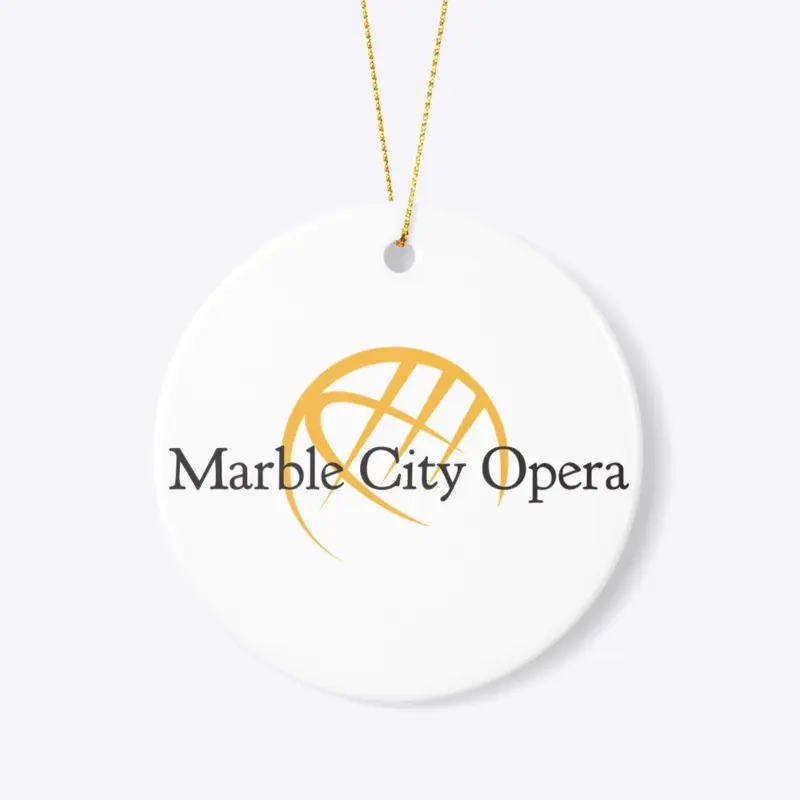 Marble City Opera Merch - Black Letters