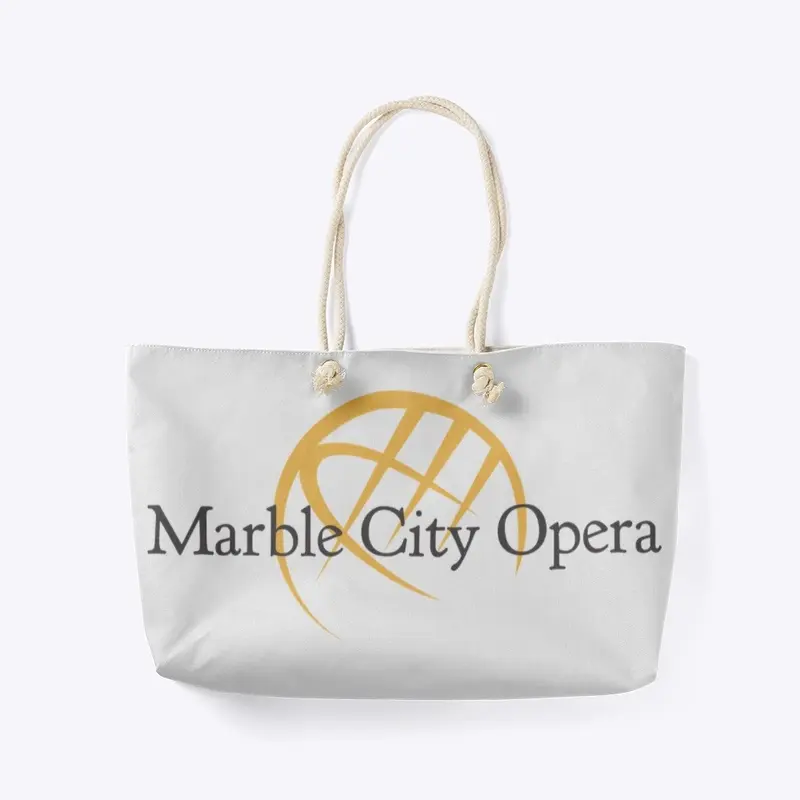 Marble City Opera Merch - Black Letters